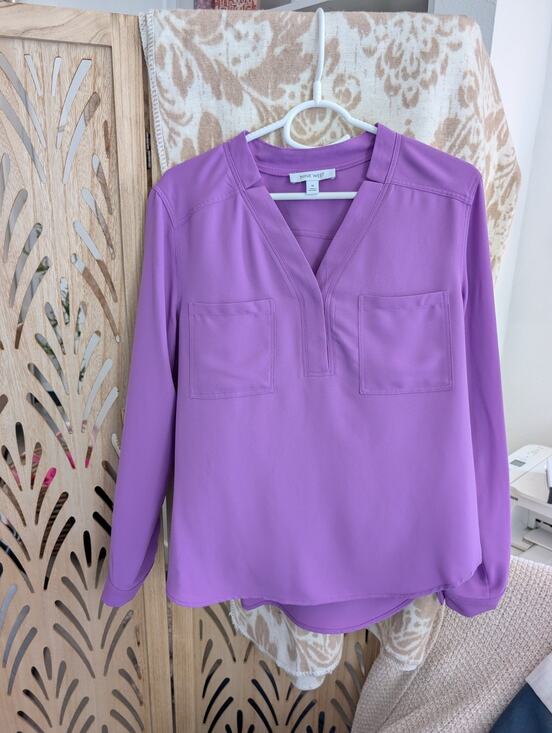 Nine West Tops - Nine West Purple Women's Blouse Medium